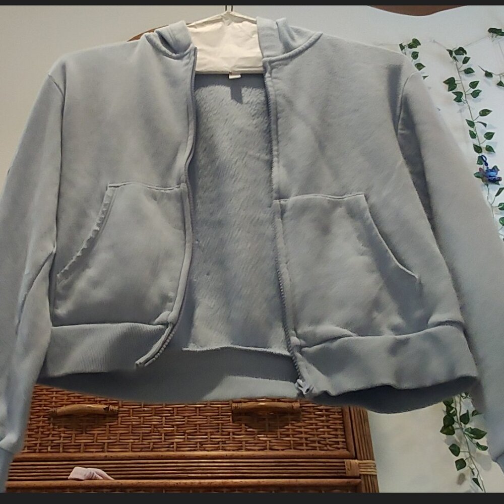 light blue art class hoodie